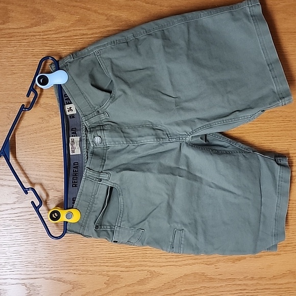 RedHead Olive Cargo Shorts heavy duty 34 number 3470 - Picture 5 of 7